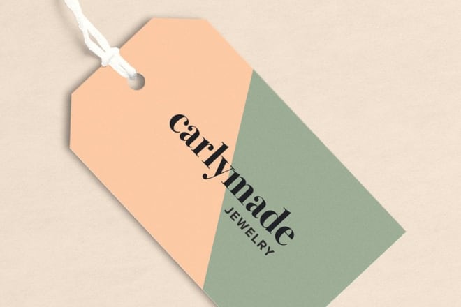 I will design clothing hang tags or labels