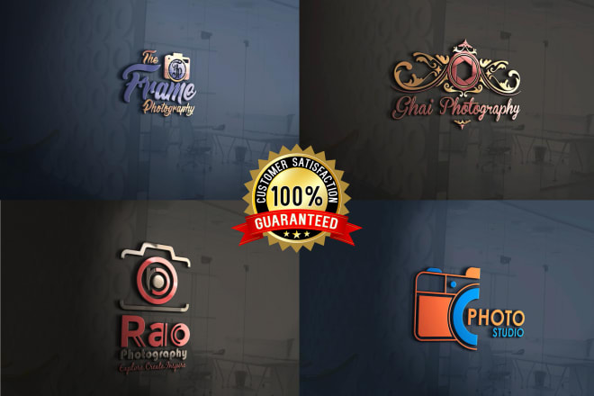 I will design creative photography logo watermark design