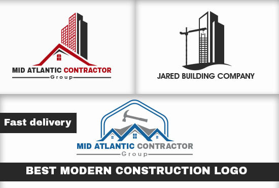 I will design custom real estate,construction logo design