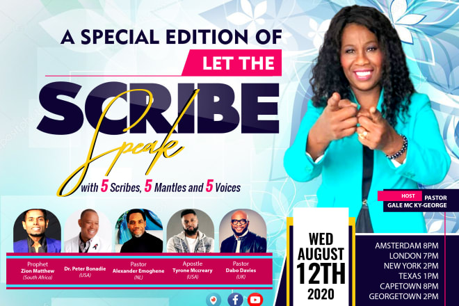 I will design glowing church flyer, event and social media post