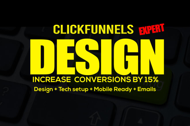I will design high converting sales funnel fix clickfunnels issue