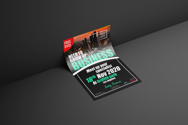 I will design modern posters, flyers for any event or business