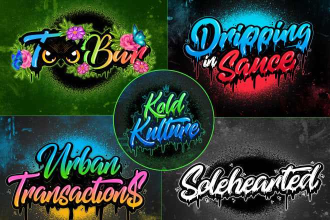 I will design nice handwriting graffiti logo or full concept