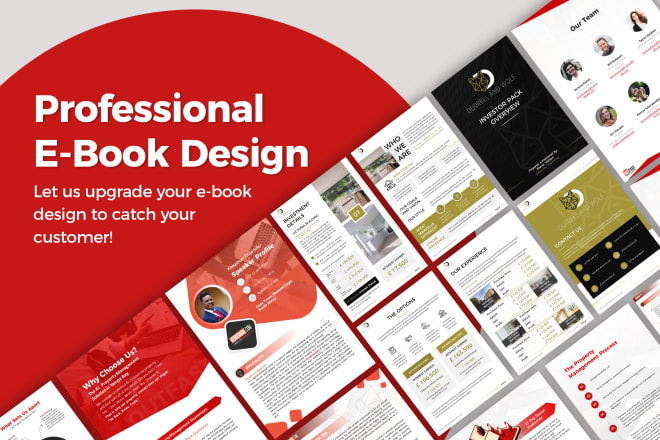 I will design professional ebook, and free editable file