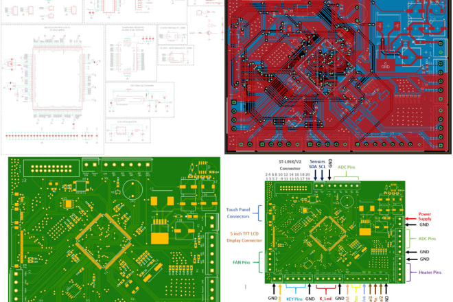 I will design professional schematic and pcb in altium or eagle