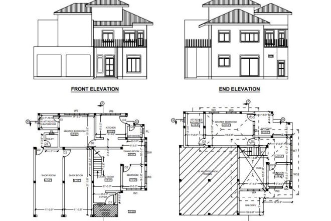 I will design quality house plans using autocad