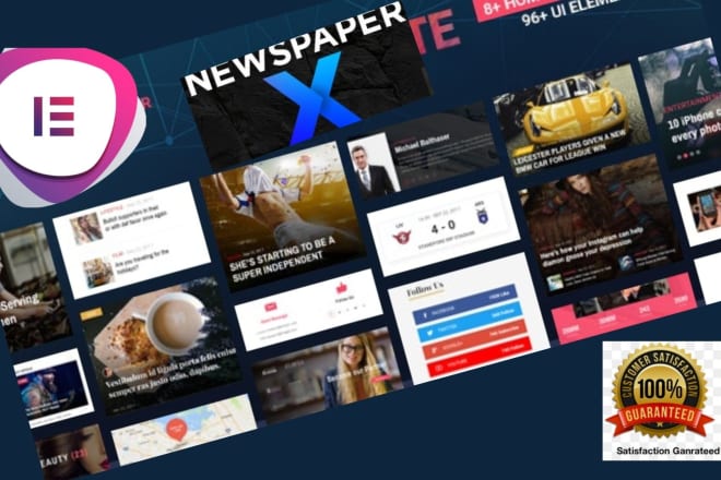 I will design responsive newspaper n blog website using newspaper theme