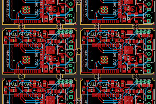 I will design schematics and pcb using eagle easyeda and kicad