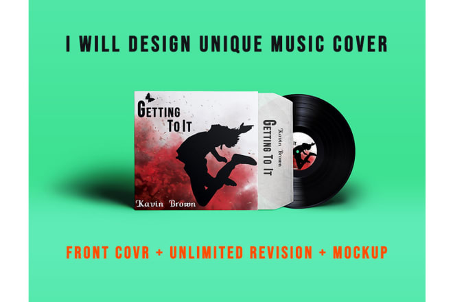 I will design unique album cover or cd art