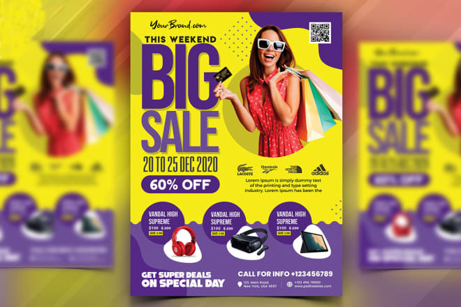 I will design unique creative flyers and posters of any type perfectly
