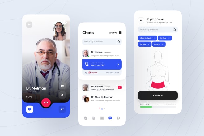 I will develop for you telehealth app with video calling option
