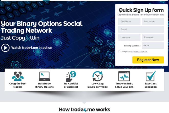 I will develop social trading website through binrarycom php yii