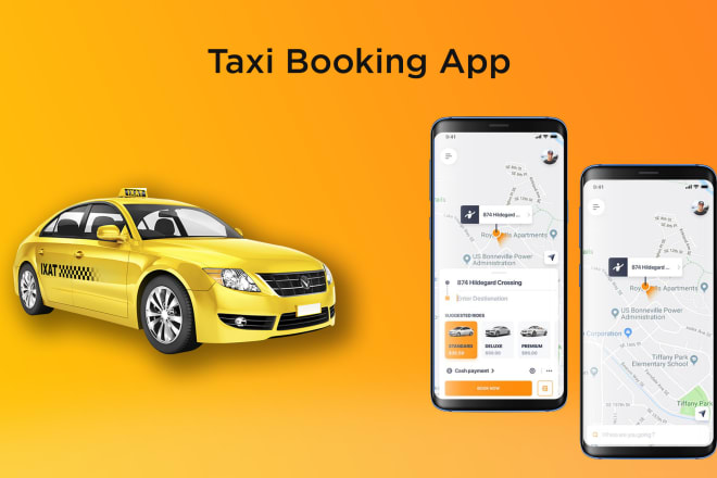I will develop uber clone taxi booking app with web dashboard