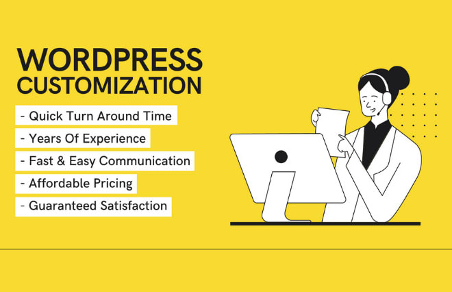 I will do any wordpress customization in 12 hours