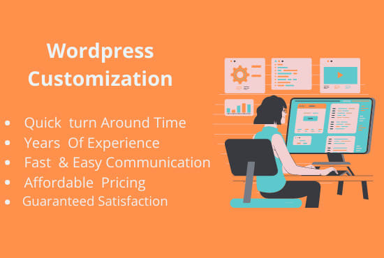 I will do any wordpress customization in 12 hours