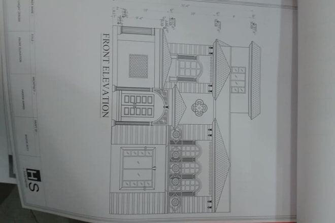 I will do architecture work 2d 3d elevation section and full planning