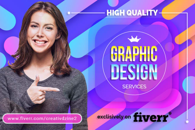 I will do awesome graphic design for your project