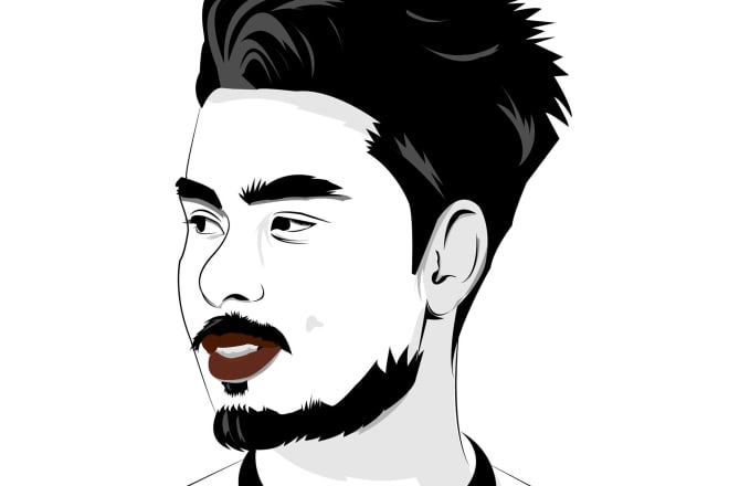 I will do digital portrait drawing or caricature