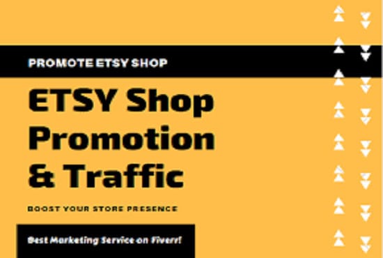 I will do etsy ebay promotion ecommerce store marketing USA web traffic