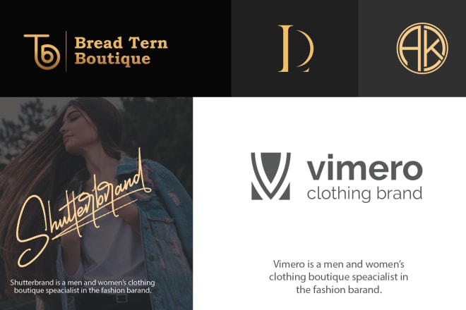 I will do luxury fashion, apparel or clothing logo design