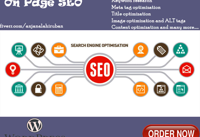 I will do onpage SEO to gain first page ranks on search engines