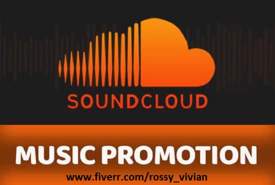 I will do organic soundcloud promotion or spotify promotion and make it viral
