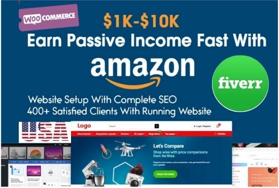 I will do profitable autopilot amazon affiliate website top amazon affiliate store