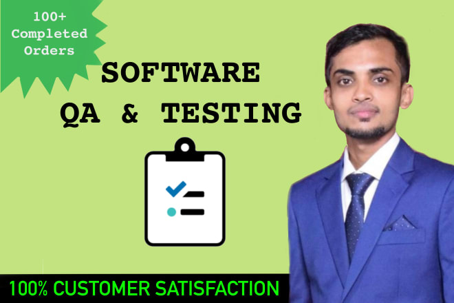 I will do QA testing in your website