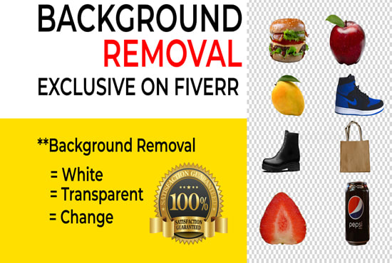 I will do remove background,white,transparent,clipping path jobs