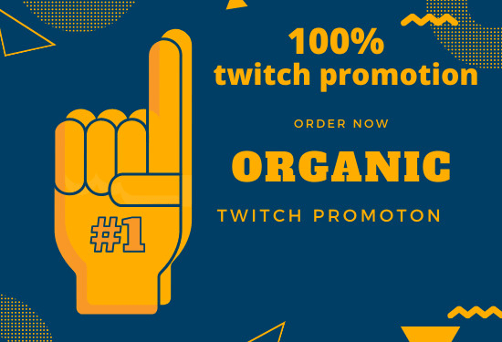 I will do twitch marketing,twitch promotion to 100k streamers online