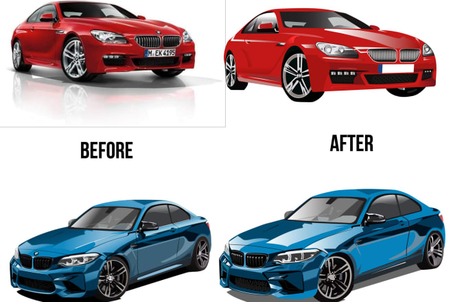 I will do vector illustration from your image