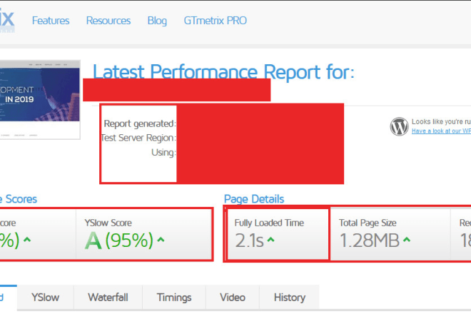 I will do wordpress speed optimization with gtmetrix page speed