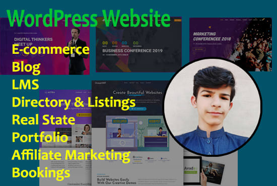 I will do wordpress website setup and any type of wordpress work