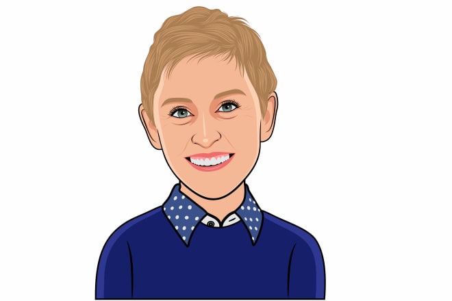 I will draw nice style cartoon caricature as a profile picture