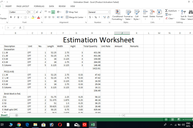 I will estimate cost and materials for civil projects in planswift