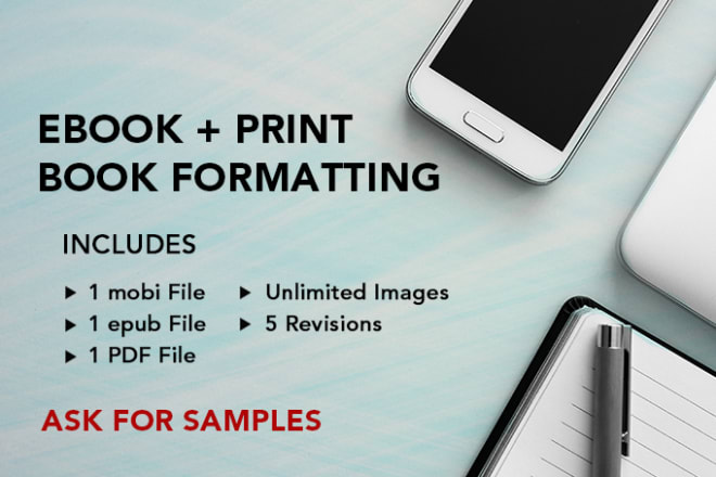 I will format your ebook and print book for self publishing