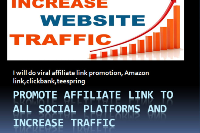 I will hype your afillate link to unlimited traffic