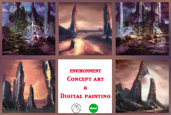 I will illustrate a realistic digital environment