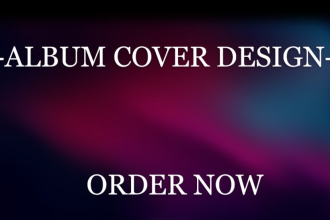 I will make album cover designs for you