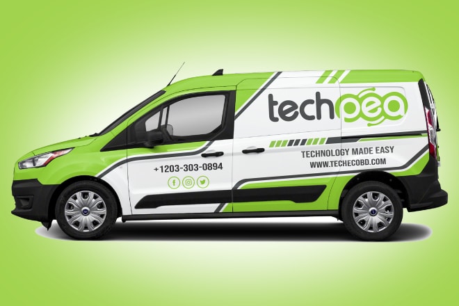 I will make awesome car, van, truck, vehicle wrap design