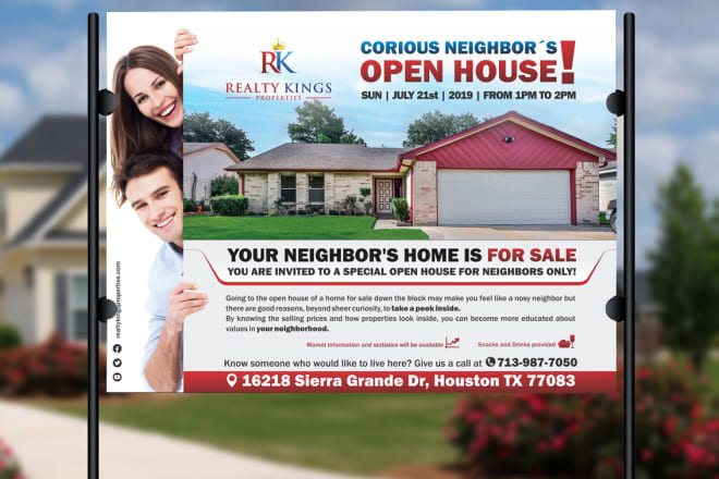 I will make awesome yard sign or lawn sign or signage