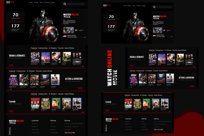 I will make beautifull website design for you in quick time