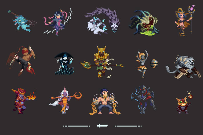 I will make quality pixel art characters and assets for your game or profile