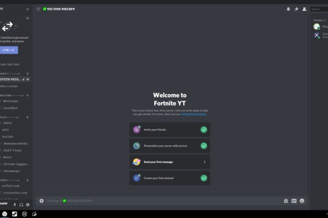 I will make you a good discord server for free