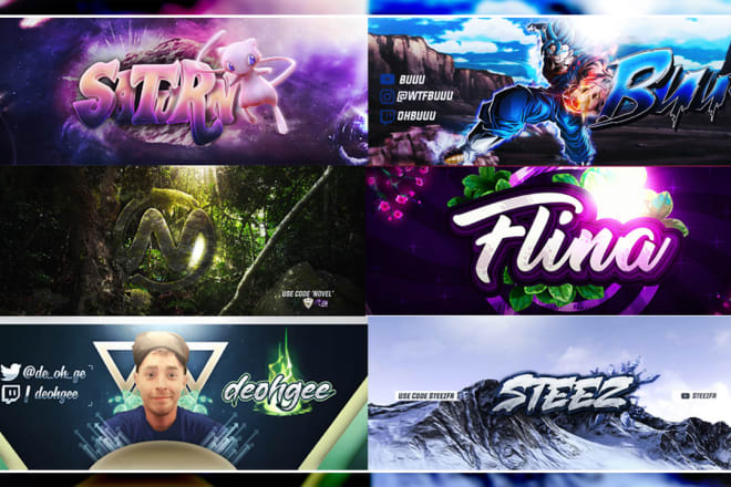 I will make you twitter header that looks fire