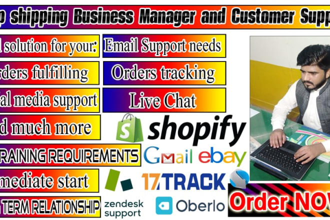 I will order fulfillment customer service for store