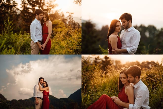 I will professionally edit your wedding, engagement, fashion photoshoot