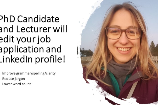 I will proofread your resume and job application