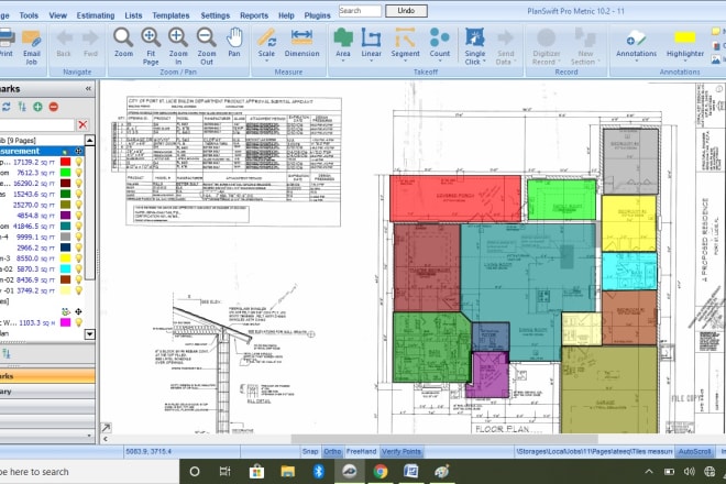 I will provide planswift takeoff material cost estimation
