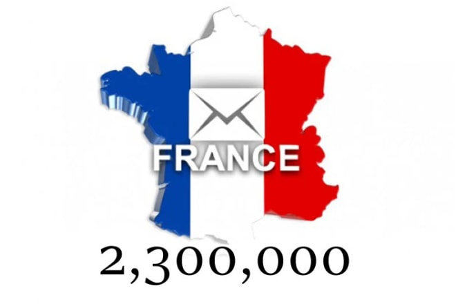 I will provide you 2 million france email list also sending methods